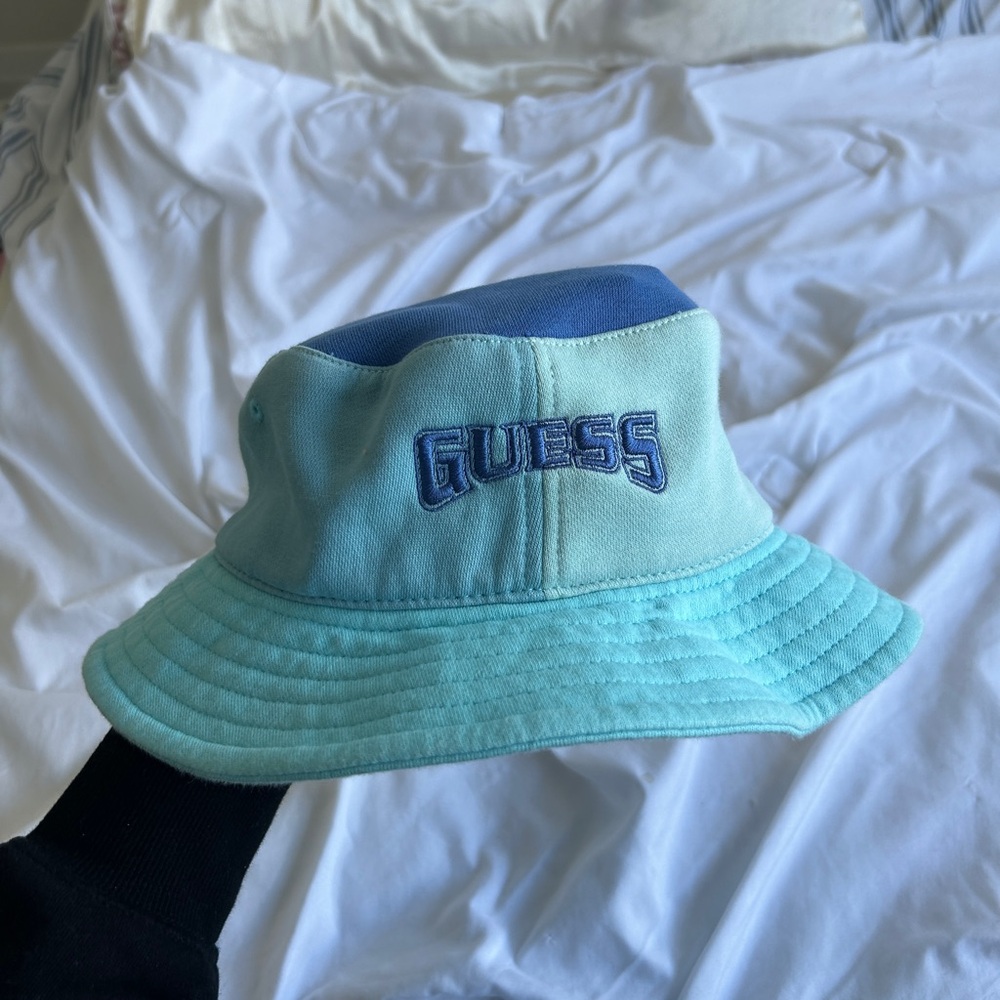 Guess Blue Bucket Hat